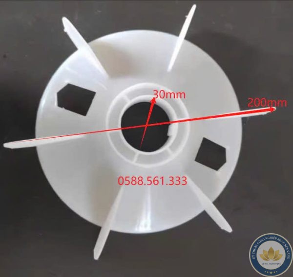Cánh quạt động cơ trục 30mm