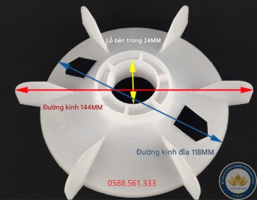 Cánh quạt làm mát động cơ Y90-4.6.8