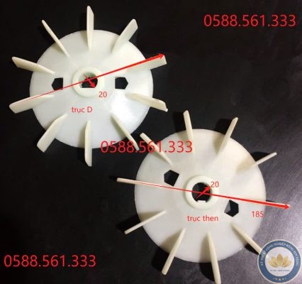 Cánh quạt động cơ trục 20mm