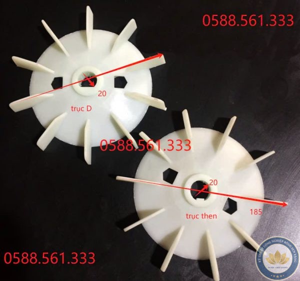Cánh quạt động cơ trục 20mm