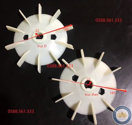 Cánh gió động cơ trục 22mm